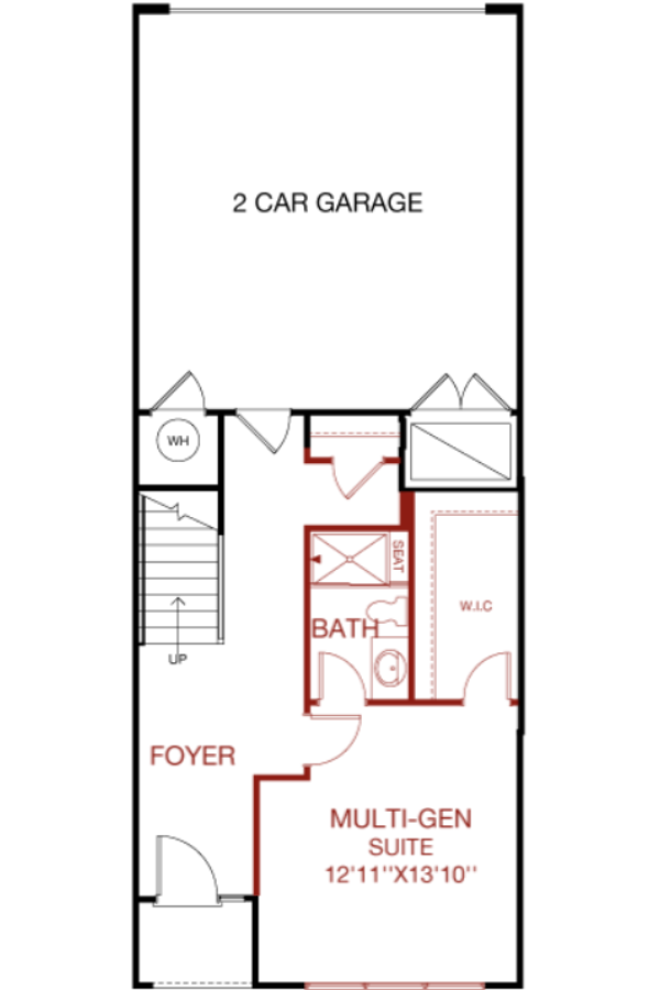 Lower Level floorplan image for 5F Gramercy