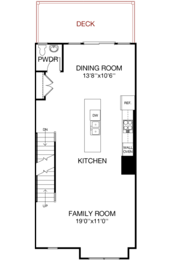 First Floor floorplan image for 61E Greenwich