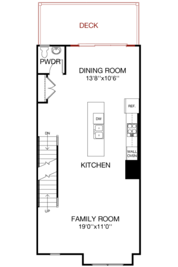 First Floor floorplan image for 63E Greenwich