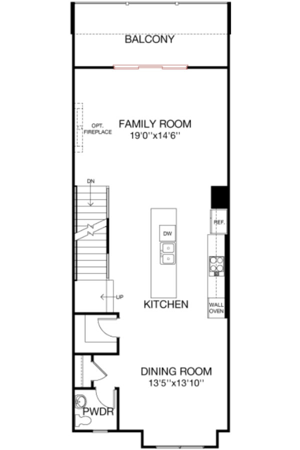 First Floor floorplan image for 6E Gramercy