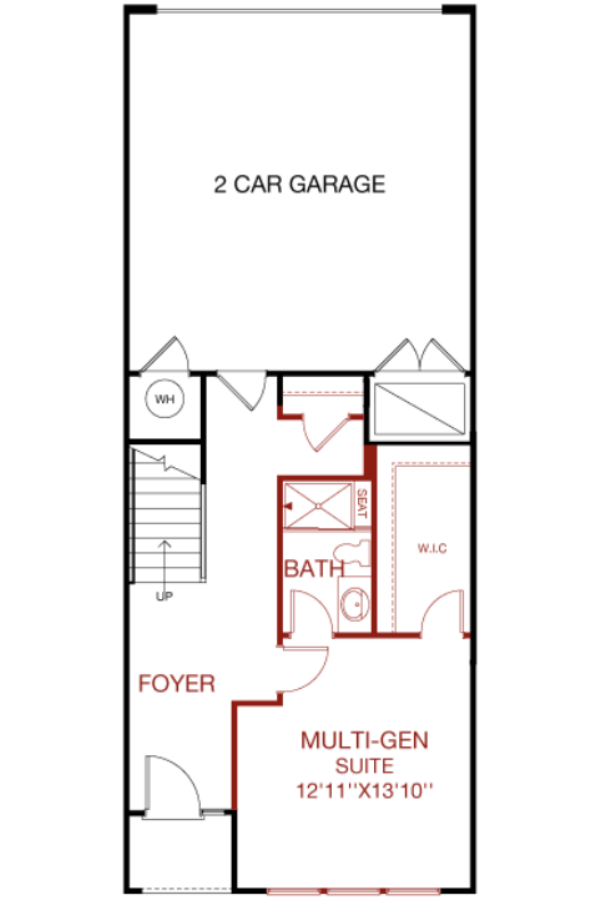 Lower Level floorplan image for 6E Gramercy