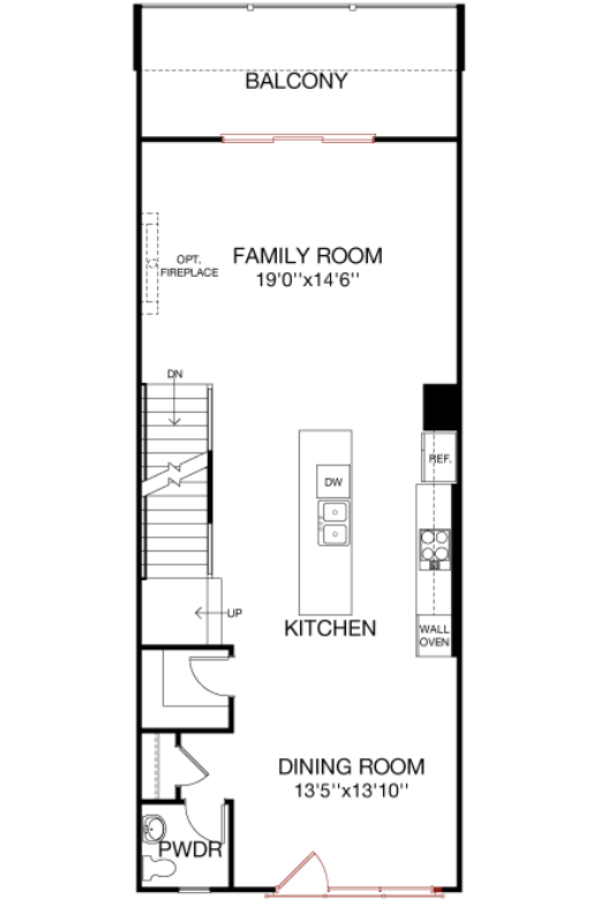 First Floor floorplan image for 7F Gramercy