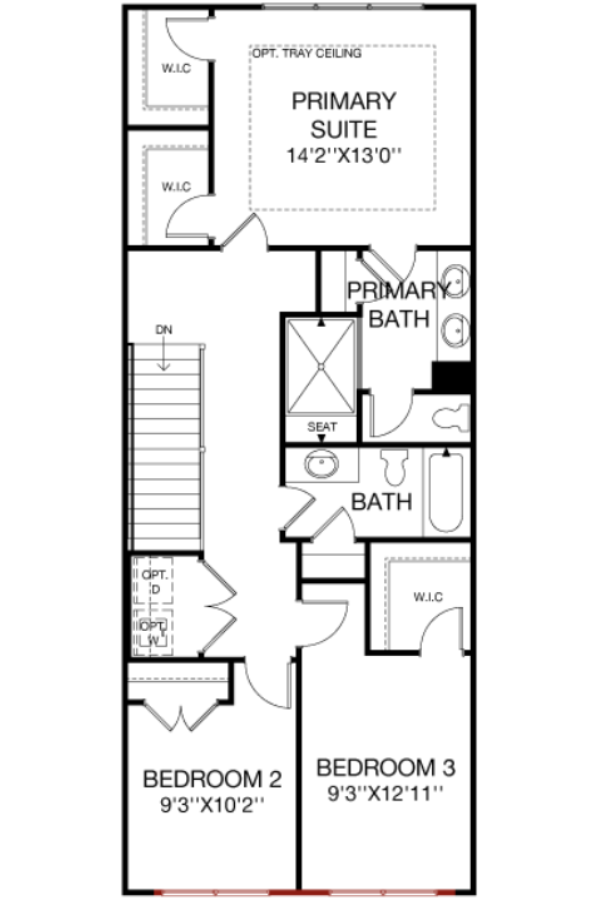 Second Floor floorplan image for 7F Gramercy