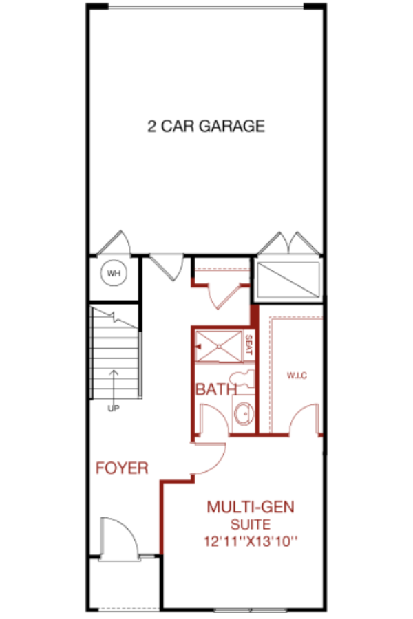 Lower Level floorplan image for 8E Gramercy