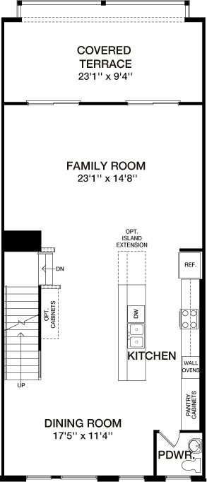 First Floor floorplan image for 29C The Vista at South Lake