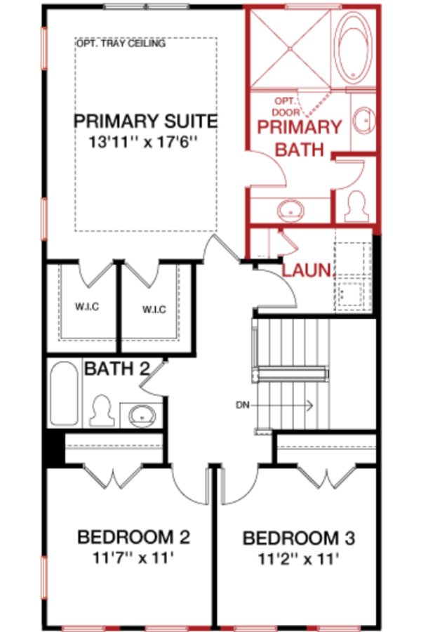 Second Floor floorplan