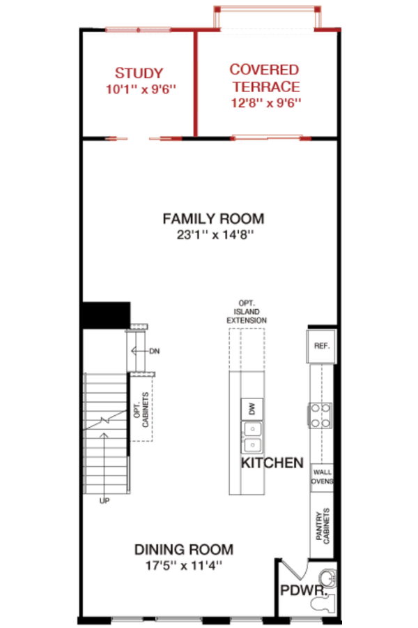 First Floor floorplan image for 6F Vista