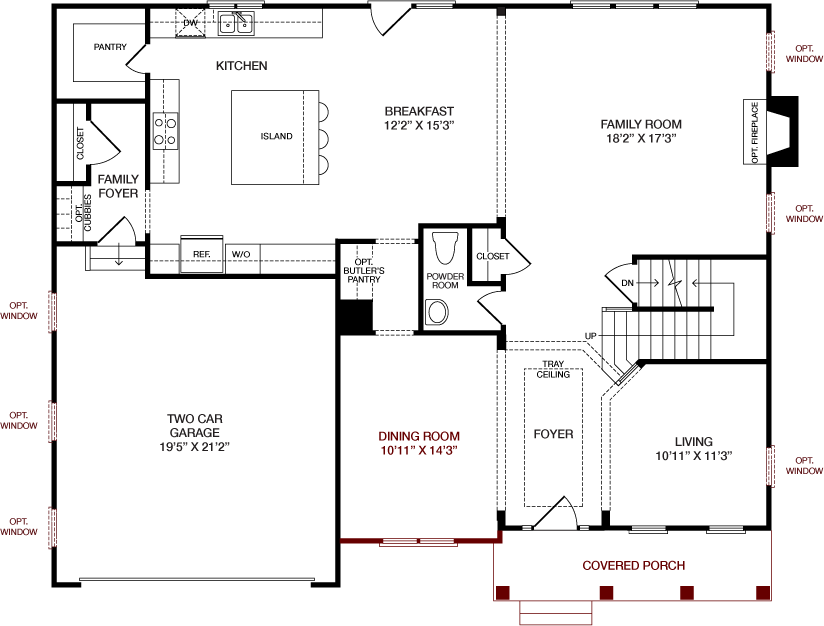 First Floor floorplan image for 157A Razzano