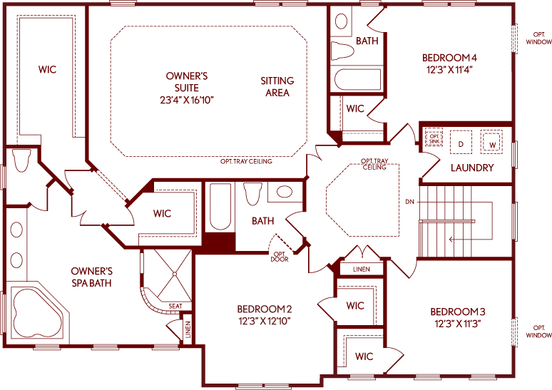 Second Floor floorplan image for 157A Razzano