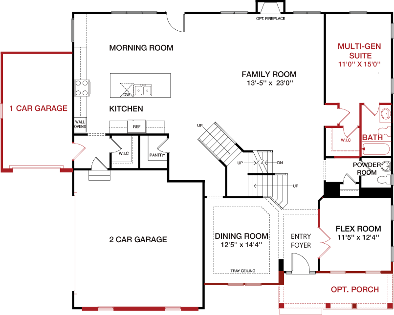 First Floor floorplan image for 158A Sorrento 2.0