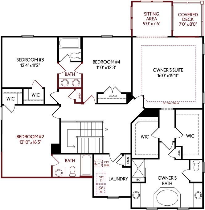Second Floor floorplan image for 172A Palermo MG