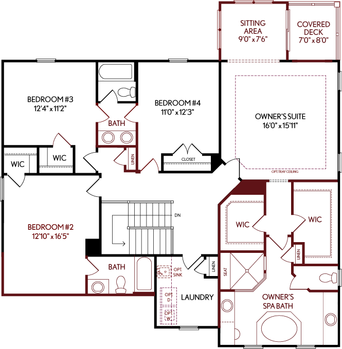 Second Floor floorplan image for 174A Palermo MG